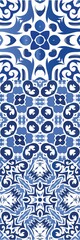 Fototapeta premium Ornamental azulejo portugal tiles decor.