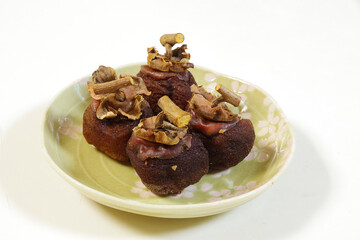 秋の味覚である干した柿