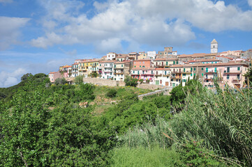 Fototapeta na wymiar Urlaubsort Capoliveri auf der Insel Elba,Toskana,Mittelmeer,Italien