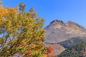 秋の由布岳　大分県由布市　Autumn Mt.Yufudake Ooita-ken Yufu city