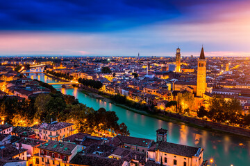 Located in the northeast of Italy, between Venice and Milan, Verona is home to the venues where the famous English writer Shakespeare's Romeo and Juliet took place. © Samet