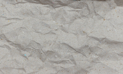 Brown crumpled paper texture background