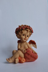 angel of love with a heart