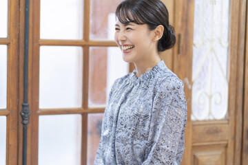 アジア人　女性　ポートレート