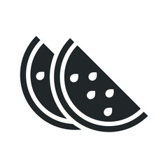 Watermelon, fruit icon