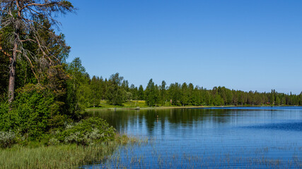 Fototapeta na wymiar Landschaft in Finnland, Nähe Kajaani