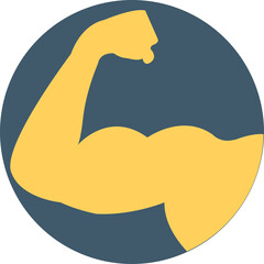 
Muscle Flat Vector Icon
