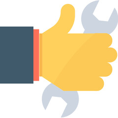 Fototapeta premium Services Flat Vector Icon 