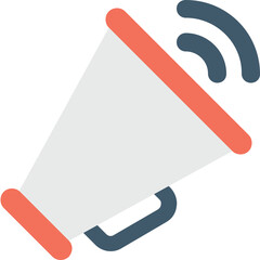 
Megaphone Flat Vector Icon
