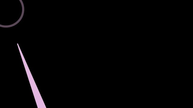 4K 円 線 タイトル背景 爆発 膨張 拡大	