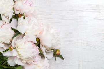 Picture with peonies