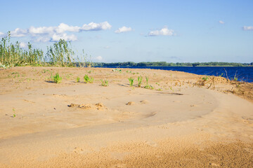 The river Volga near Samara, Russia.