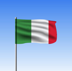 Italy 3d flags map and vector design, Background Italy Map, Italy Background Design, Italy flags