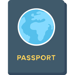 
Passport Flat vector Icon
