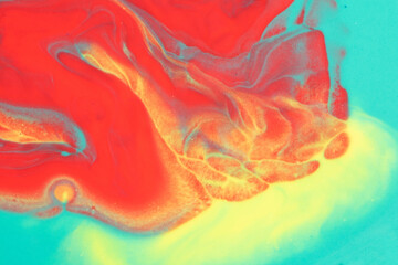 Beautiful abstract background. Acrylic paints. Marble texture. Contemporary art.