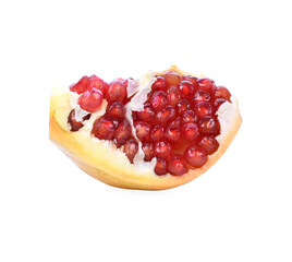 pomegranate fruit on a white background