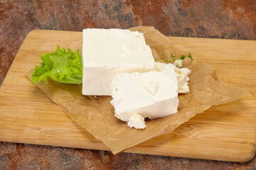 Greek traditional Feta soft cheese