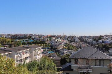 新橋町の街並み（神奈川県横浜市泉区）