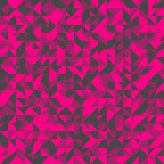 Fototapeta premium Abstract Geometric Pattern generative computational art illustration