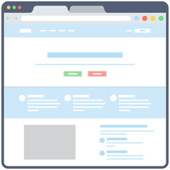 Web Wireframe Vector 