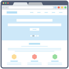 Web Layout Vector 
