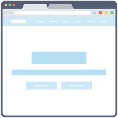 Web Template Vector 