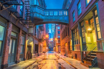 Fotobehang New York New York City Alleyways  © Kovacs