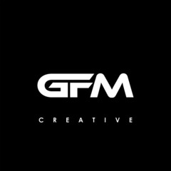 GFM Letter Initial Logo Design Template Vector Illustration