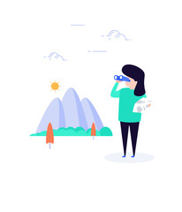 Adventure Onboarding Illustration 