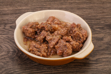 Gurmet venison stew with spices