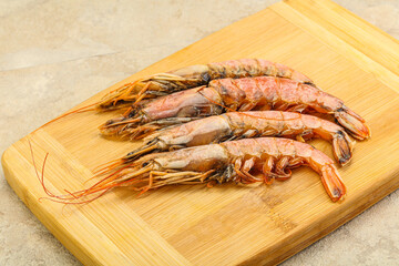 Tasty big Langoustine over the board