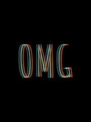 Omg Shirt Print