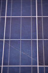 group of photovoltaic panels. changing environment. solar energy