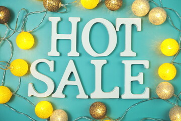 Hot Sale alphabet letter with LED cotton balls on blue background