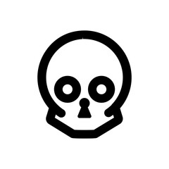 Head skull icon