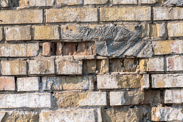 Nice old brick wall texture background abstract