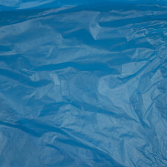 crumpled plastic bag for background,