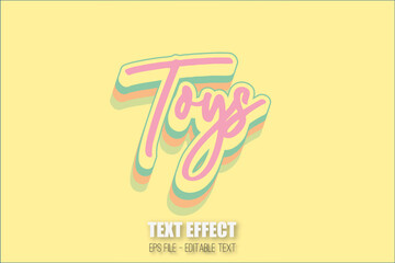 Font effect cartoon style