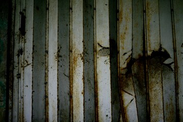 broken rolling door store