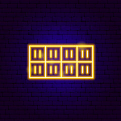 Obraz premium Box Cargo Neon Sign
