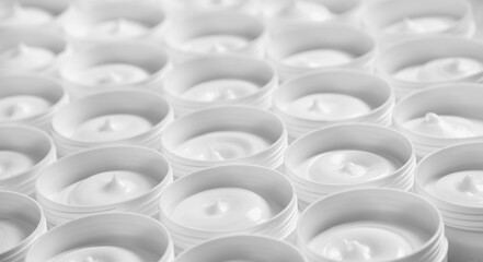 natural cosmetics factory assembly line