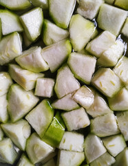 slices of cucumber