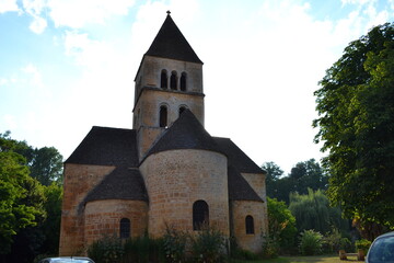 Église romane du XIIe siècle, église classée monument historique, église Saint Léon sur Vézère