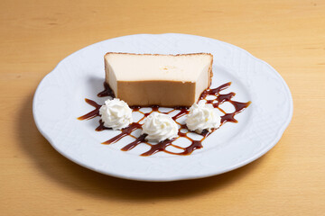 Piece of cheese cake