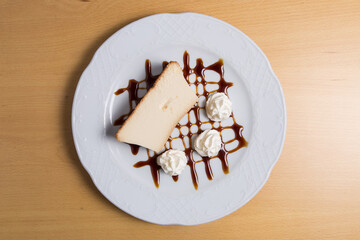 Piece of cheese cake
