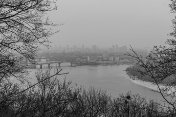 misty morning on the river