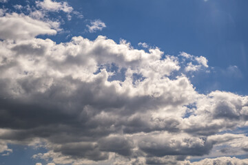 blue sky panorama with beautiful clouds. use for sky replacement