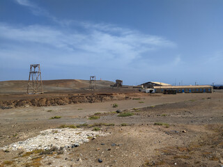 Salinas in Pedra Lume on Cape Verde, island Sal