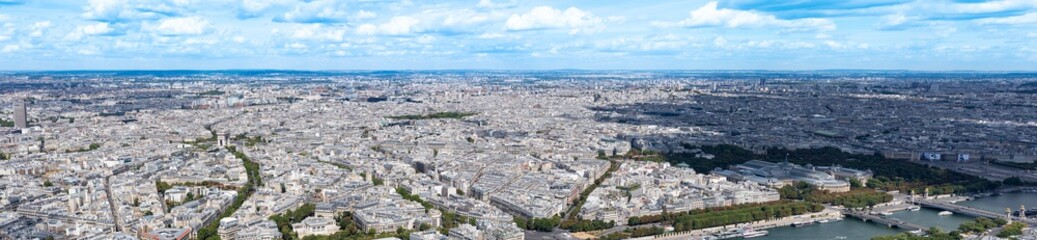 Fototapeta na wymiar view from Eiffel Tower Paris, France