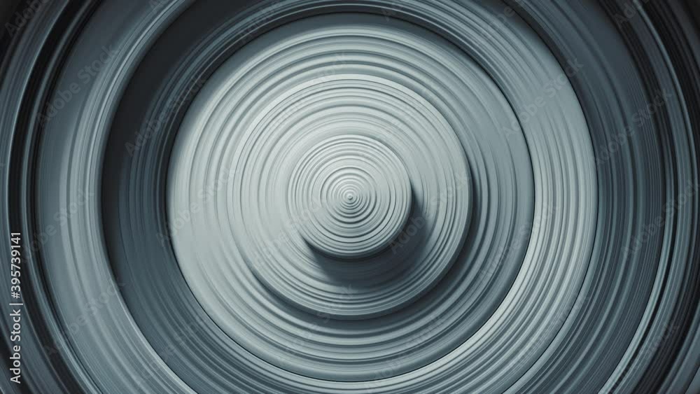 Poster abstract pattern of circles with displacement effect. white blank animation rings. abstract backgrou